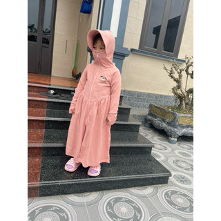 (10-40 kg) Áo chống nắng toàn thân giành cho bé Trai và bé Gái, chất liệu cotton tổ ong,mềm mịn,co giãn 2 chiều mới 2026