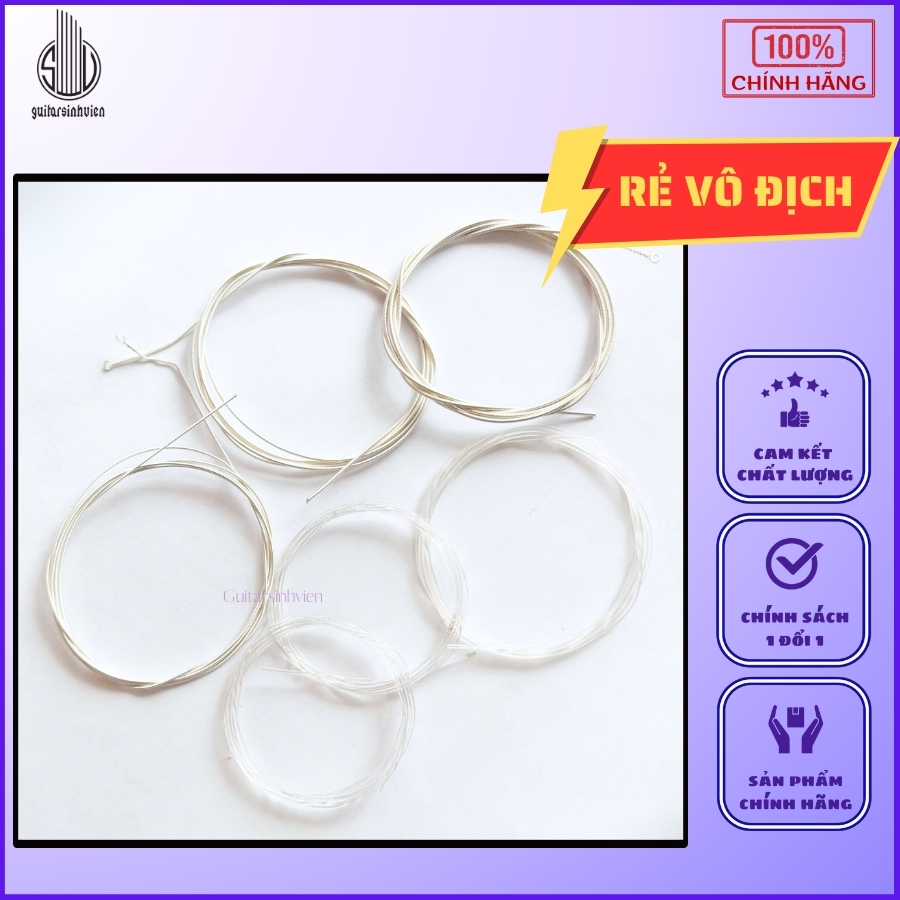 Dây Đàn Guitar Classic Lẻ 1-6 Alice AC130 | Dây Đàn Nylon lẻ Chính Hãng