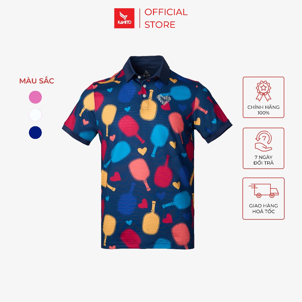 Áo Polo Pickleball Kamito Heart