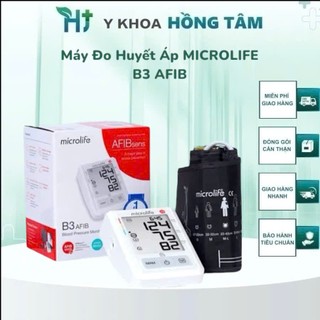 Máy Đo Huyết Áp MICROLIFE B3 AFIB, Cảnh Báo Nguy Cơ Đột Quỵ, Phát Hiện Rối Loạn Nhịp Tim, BH 5 Năm