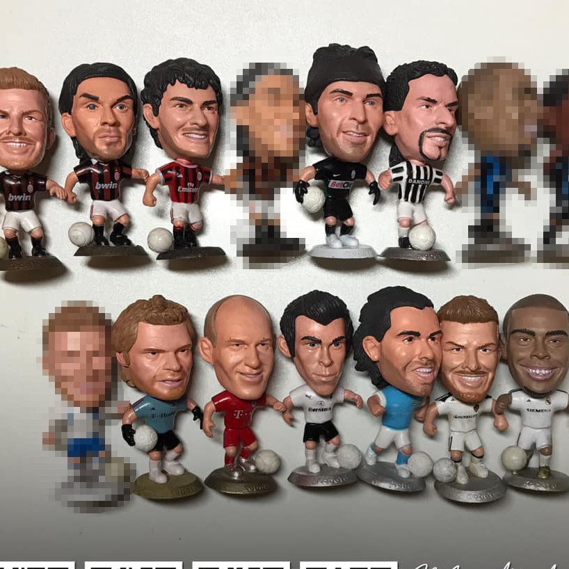 Tượng cầu thủ bóng đá Kodoto Soccerwe Football Figure Toy 7cm AC Milan Juventus Bayern Munich Totten