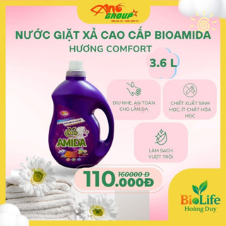 NƯỚC GIẶT XẢ CAO CẤP BIO AMIDA HƯƠNG COMFORT 3,6 KG