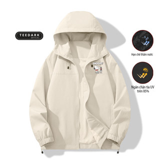  Áo Khoác Gió Nam Nữ Mũ Cao Cấp 2 Lớp By TEEDARK Mã SNP 01 Kháng Nước Chống Nắng Kiểu Dáng Unisex 