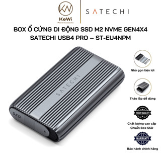 Box Ổ Cứng Di Động SSD M.2 NVMe Gen4x4 Satechi USB4 PRO – ST-EU4NPM