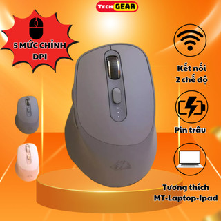  Chuột Không Dây Máy Tính Bluetooth X7 Wireless Pin Sạc Kết Nối 2 Chế Độ Cho Mọi Thiết Bị Máy Tính LaptopChuột Không Dây 