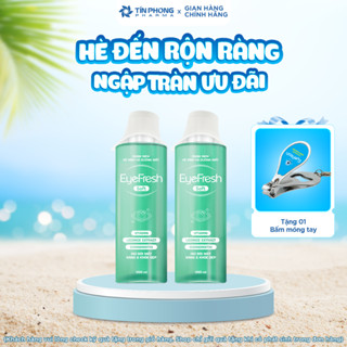 Combo 2 Nước Rửa Mắt EYEFRESH Soft Hỗ Trợ Làm Sạch, Làm Dịu, Dưỡng Ẩm Cho Mắt Sáng Khỏe Chai 300ml