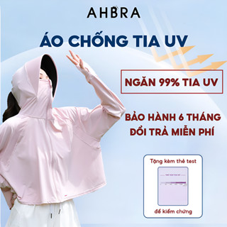 Áo Khoác Chống Nắng Nữ Cánh Dơi Chất Thun Lạnh Chống Tia UV Dáng Ngắn AHBRA UPF50 - 03