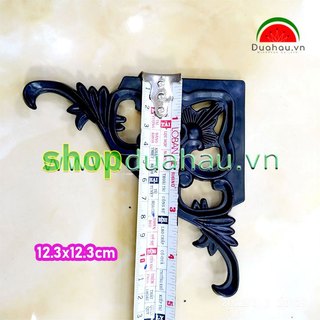 [20 cái] Hoa văn GÓC bằng NHỰA loại dày đẹp 12.3x12.3cm