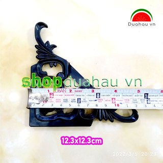 [20 cái] Hoa văn GÓC bằng NHỰA loại dày đẹp 12.3x12.3cm