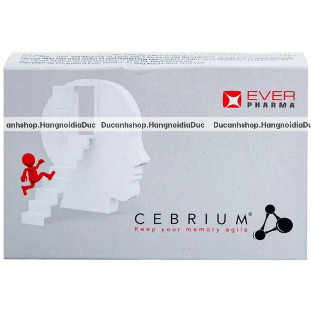 Cebrium EverPharma - Hỗ trợ cải thiện trí nhớ và bảo vệ tế bào thần kinh cho người sau tai biến