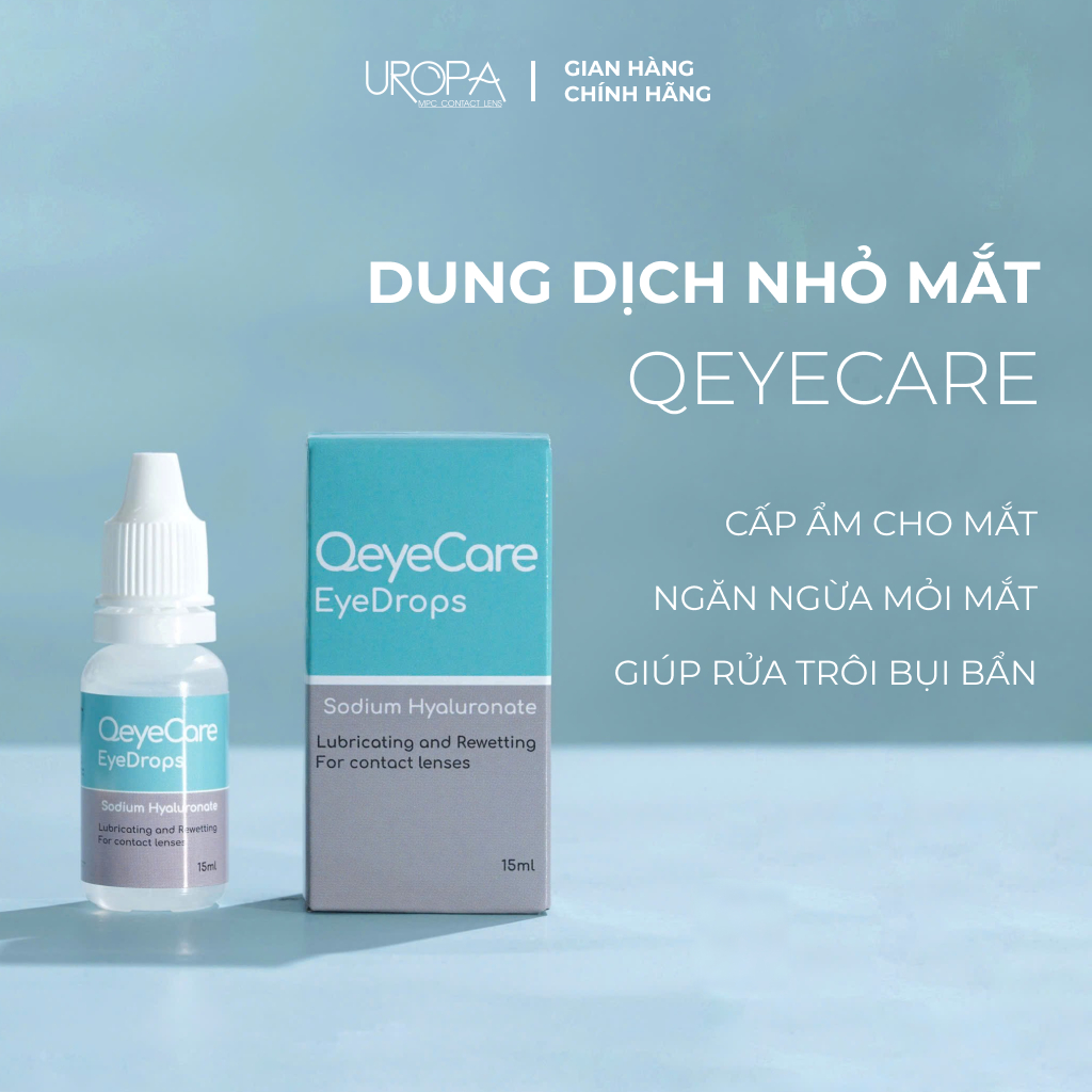 Nước nhỏ dưỡng ẩm mắt Hàn Quốc UROPA cấp ẩm lens cho người đeo kính áp tròng