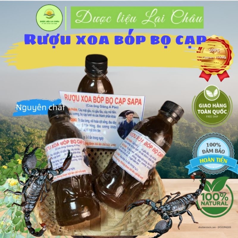 Rư.ợu xoa bóp bọ cạp của dân tộc Dao ĐỎ