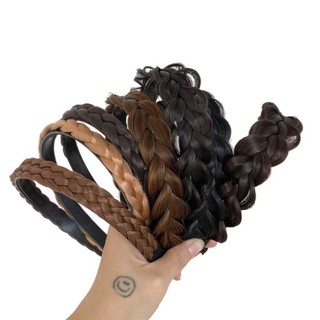 Bờm tết tóc rối Băng Đô Tóc Giả Thắt Bím