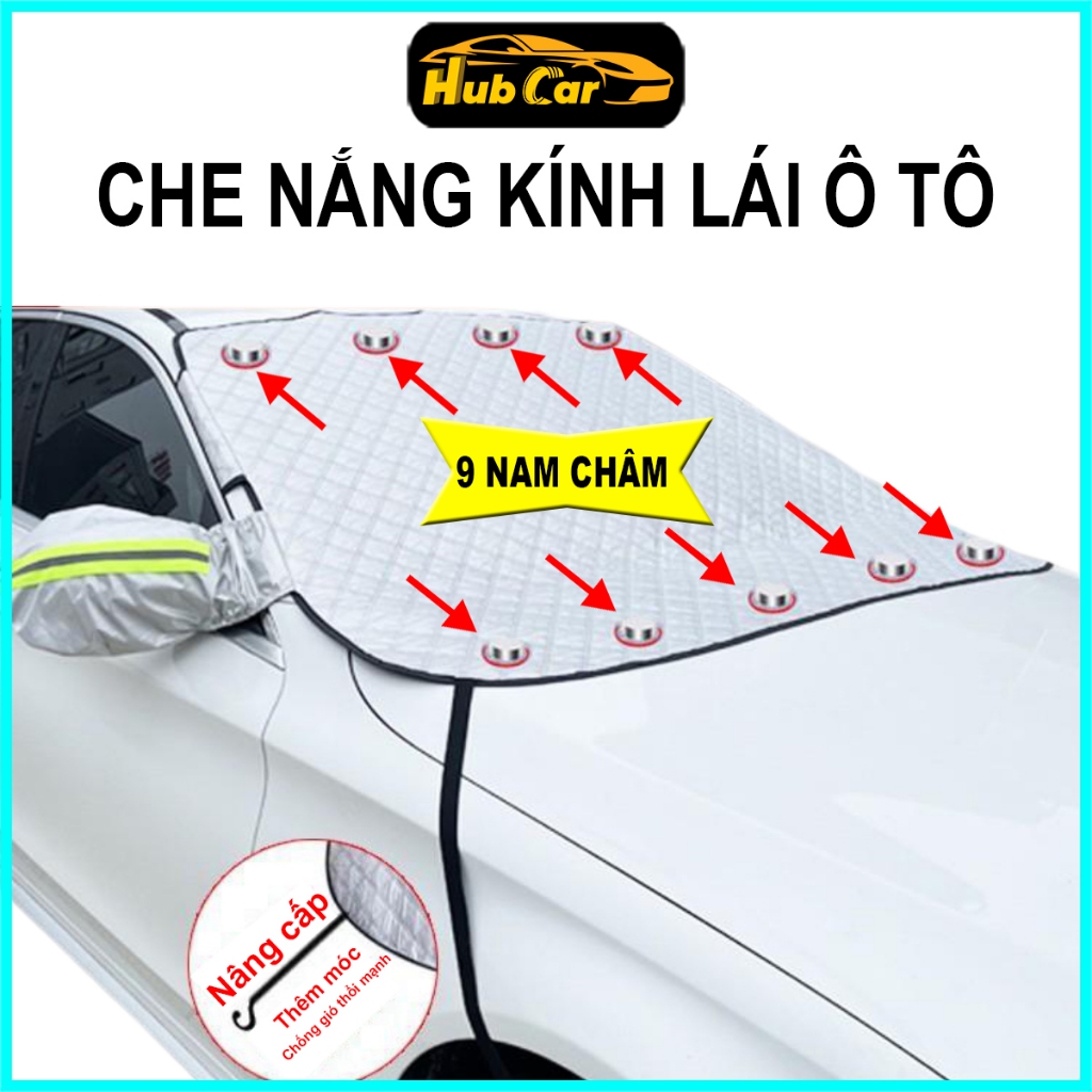 Tấm Che Nắng Kính Lái Ô Tô 4 Lớp Tráng Bạc Cao Cấp