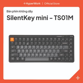 Bàn phím không dây HyperWork SilentKey Mini | TS01M