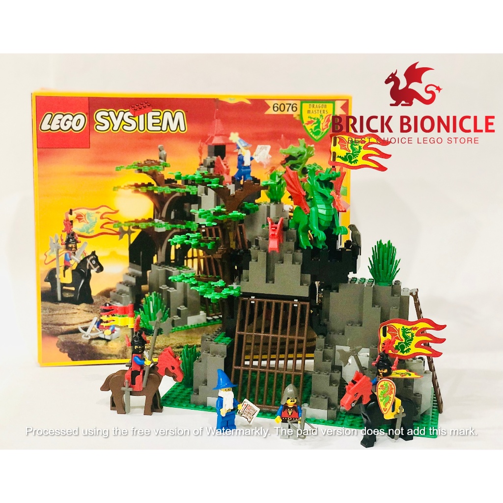 LEGO CASTLE REAL - ĐỒ CHƠI LẮP RÁP TRUNG CỔ - 6076 Dark Dragon's Den