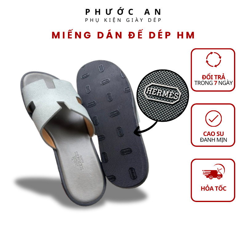 Dán đế giày chống trượt, miếng cao su chống mòn khổ 30x40cm