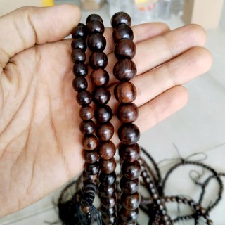 Dây chuỗi gỗ mun đen 108 hạt-nhiều cỡ ly