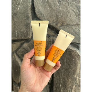 (Date 2027) CẶP  Sữa rửa mặt Tẩy trang whoo vàng x40ml dạng kem