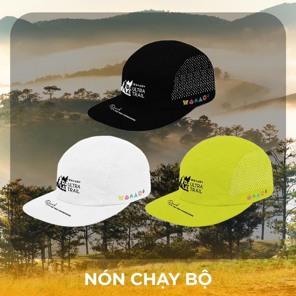 Nón/ Mũ Thể Thao Chạy Bộ MOTIVE Running Cap - BST [THE NEW GAME – MOTIVE x DALAT ULTRA TRAIL]