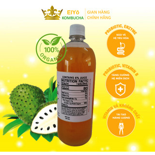 KOMBUCHA MÃNG CẦU 1 Lít  – Fresh & Cool (Trà Kombucha Mãng Cầu - Giảm Cân - Làm Đẹp)