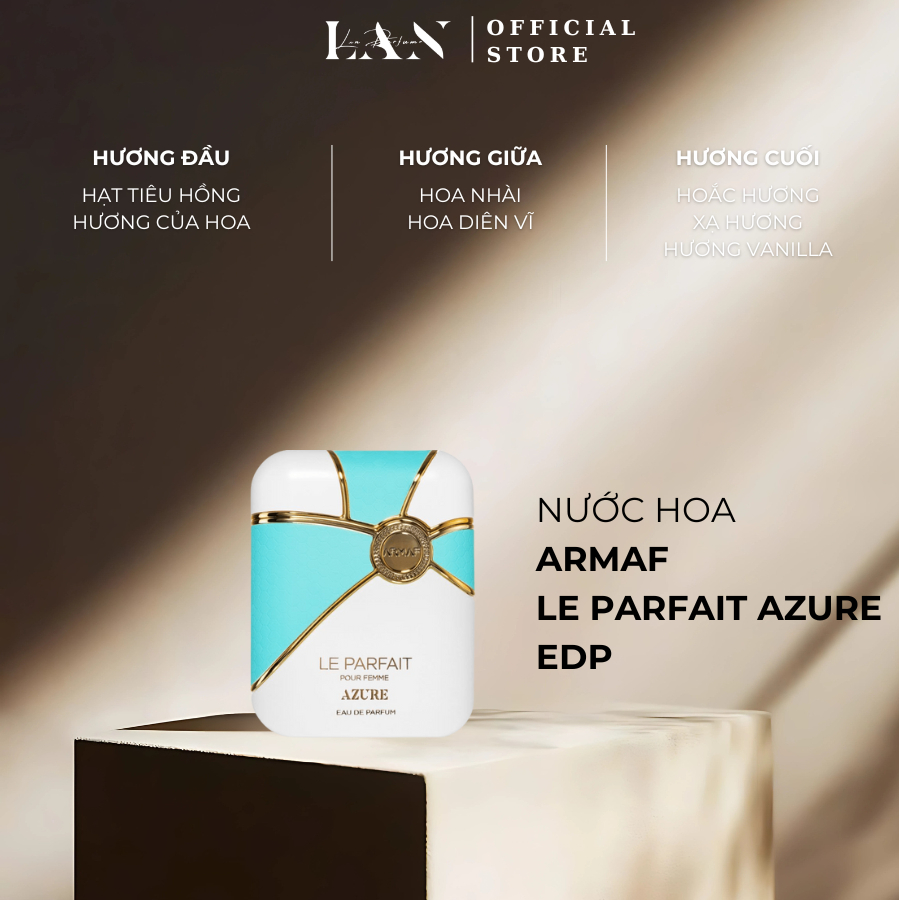 [LAN] Nước Hoa Nữ Armaf Le Parfait Azure EDP 10/20ml
