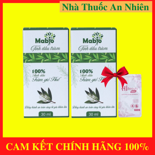 COMBO 2 LỌ Tinh Dầu Tràm MABIO Giúp Giữ Ấm Cơ Thể Làm Dịu Vết Muỗi Đốt An Toàn Với Trẻ Nhỏ MABIO Chí