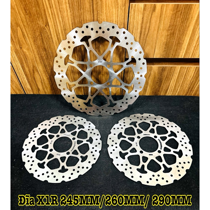 Đĩa Thắng Trước X1R Đủ Size : 245MM / 260MM / 290MM ( Đĩa Theo Mâm ) Hàng Chính Hãng X1R ////