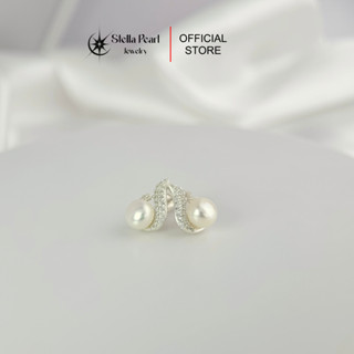 Bông tai ngọc trai thật xinh nhiều kiểu dáng phối bạc S925 Stella Pearl đơn giản dễ phối đồ