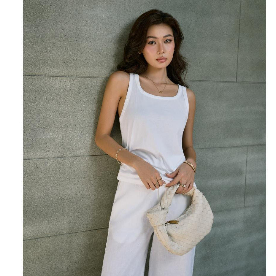 HELEN - Muse Top Áo Chất Thun Cotton 2 Chiều Đơn Giản