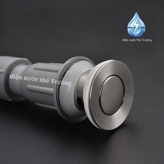 Bộ xả Lavabo 1 nhấn Xám