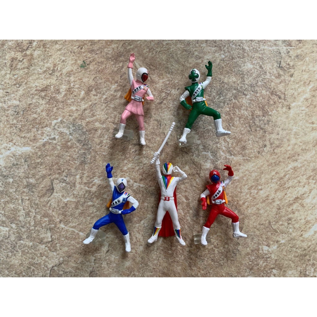 Chara Egg 3 Sentai Goranger & JAKQ & Battle Fever J - Mô Hình Tĩnh Mini Siêu Nhân - Đồ Chơi Chính Hã