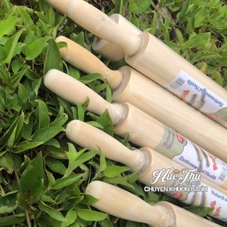 Cây cán bột / Cán lăn bột gỗ 43cm làm bánh