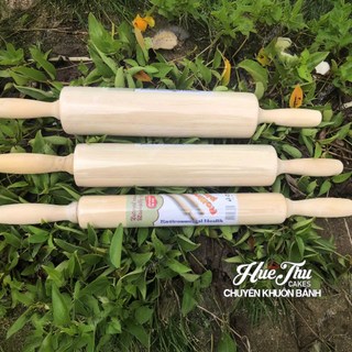 Cây cán bột / Cán lăn bột gỗ 43cm làm bánh