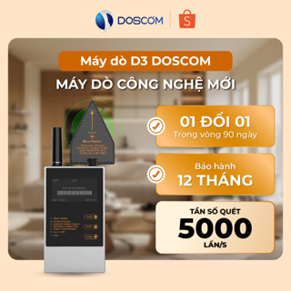 Thiết Bị Dò Tìm Máy Ghi Âm, Máy Định Vị GPS, Camera Mini Doscom D3 - Tách Nhiều Tần Sóng