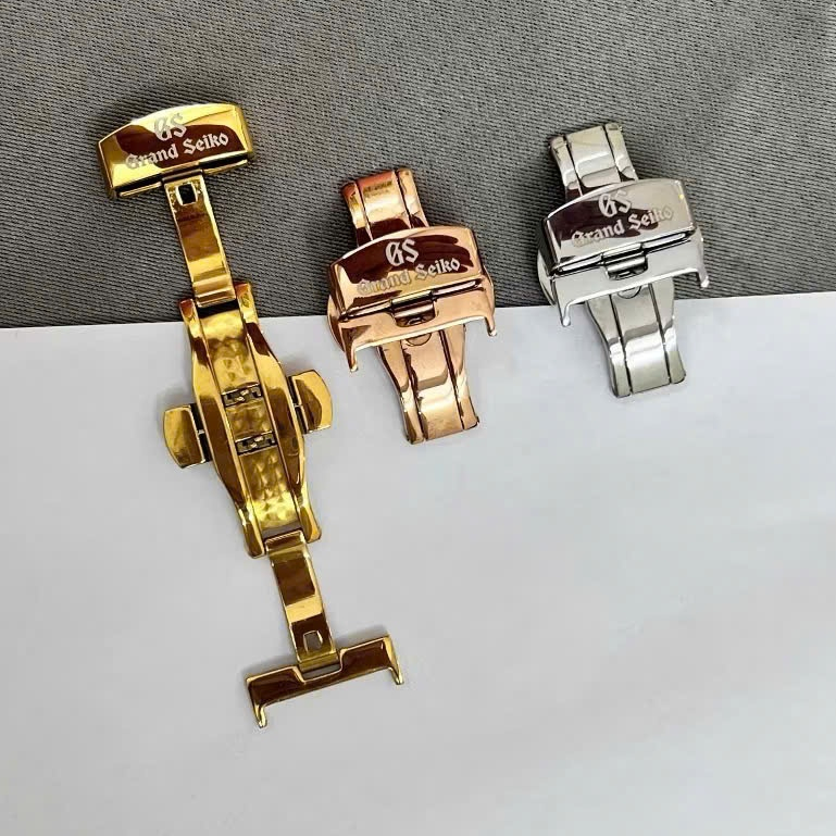[ SEIKO GRAND ] Khoá Khóa Chống Gập Dây Da Đồng Hồ SEIKO GRAND Size 16mm 18mm 20mm 22mm TẶNG KÈM DỤN