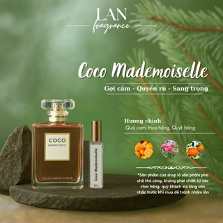Nước Hoa Nữ Coco Mademoiselle, Nước hoa chiết PL PERFUME 10ml Lưu Hương Thơm Thanh Lịch Sang Trọng