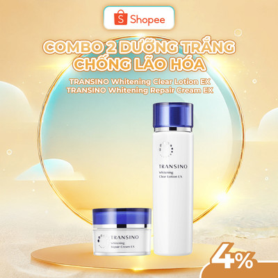 Combo TRANSINO Dưỡng Sáng & Chống Lão Hóa 150ml-35g