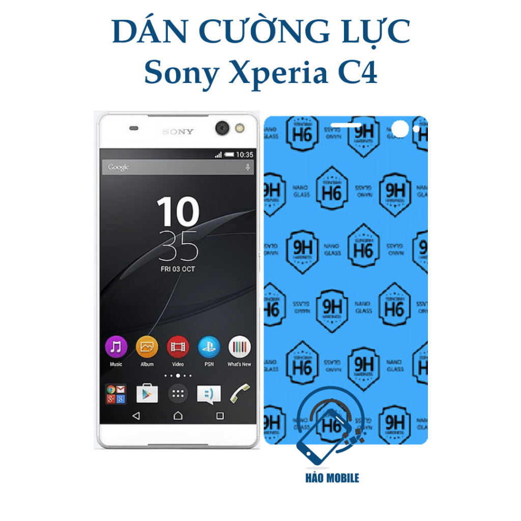 Dán cường lực dẻo nano Sony Xperia C4 ( trong suốt và chống va đập tốt )