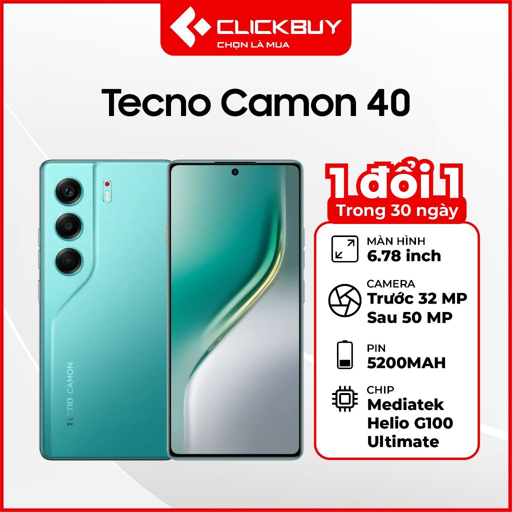 Điện thoại Tecno Camon 40 Chính Hãng | BigBuy360 - bigbuy360.vn