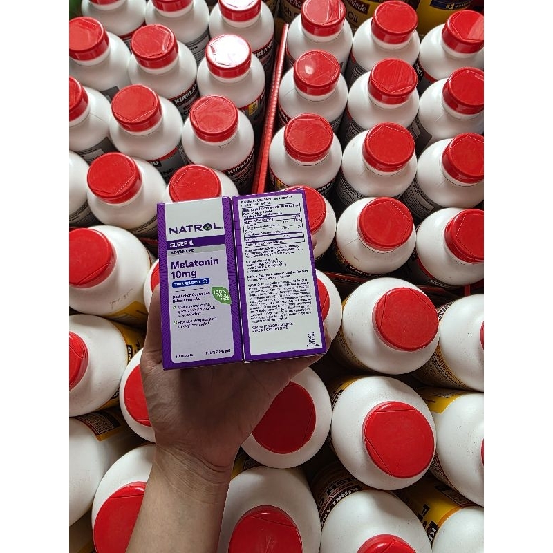 Viên uống Natrol Melatonin 60 viên 10mg của Mỹ