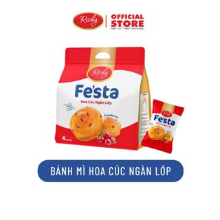 [VỊ MỚI] Bánh mì hoa cúc ngàn lớp nam việt quất, Túi 3 bánh 84g, HSD 35 ngày từ NSX
