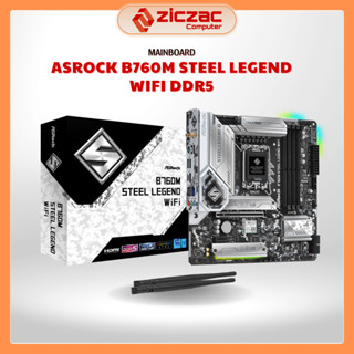  Mainboard ASRock B760M Steel Legend WiFi 6E + Bluetooth 4 khe ram DDR5  Chính hãng bảo hành 36 tháng 
