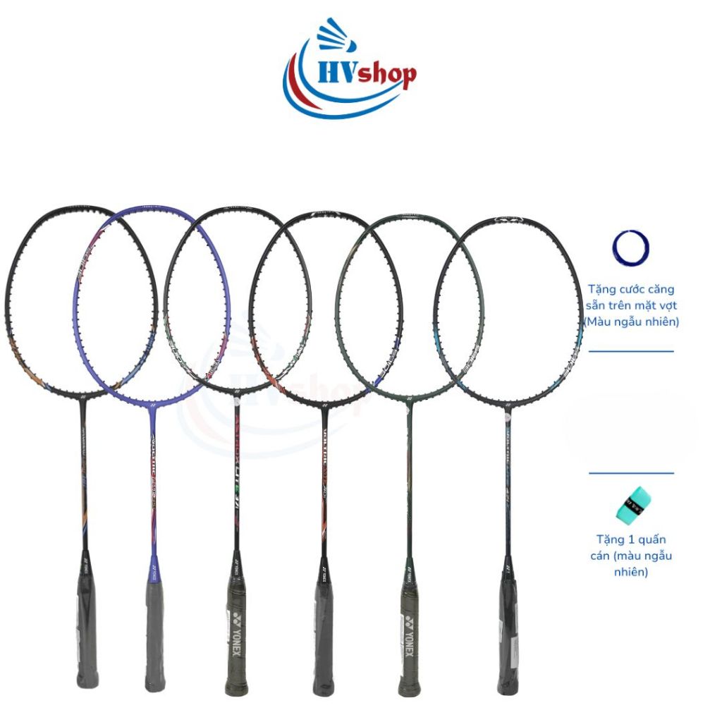 Vợt Cầu Lông -  Vợt Yonex Voltric, Astrox Lite 18i, 35i,37i,40i, 43i, 47i, chính hãng, tặng cước, qu