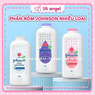 Phấn Rôm Johnson Baby Hồng, Trắng, Tím nhiều mùi hương cho bé