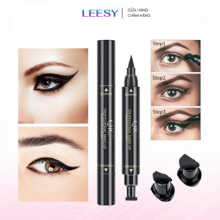 Bút kẻ mắt 2 đầu QIC không lem chống nước lâu trôi Bút vẽ đuôi mắt in eyeliner dành cho người mới 