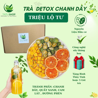 Trà Chanh Dây Kim Quất Triệu Lộ Tư (Hộp 30Gói Tặng thêm 5 Gói ) Đẹp Da, Detox, Mát Gan, Thanh Nhiệt Cơ Thể