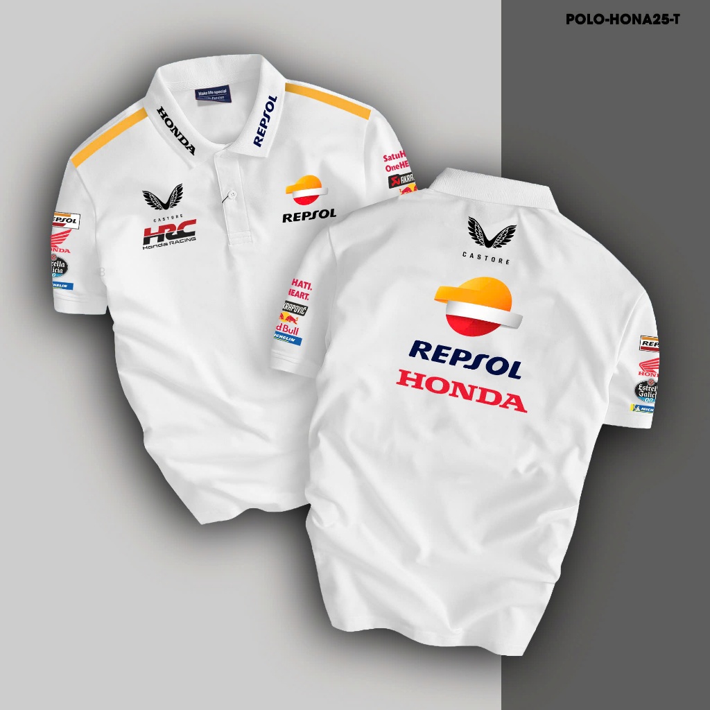 Áo Polo Honda25 Racing Moto GP ( hàng mới về)