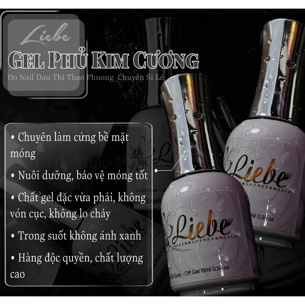 Cứng Móng (Gel Phủ Kim Cương) Tạo Cầu Móng