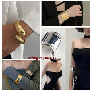 [XƯỞNG SALE SẬP SÀN] Vòng Đeo Tay, Vòng Bắp Tay Kim Loại Ngầu Cá Tính B155